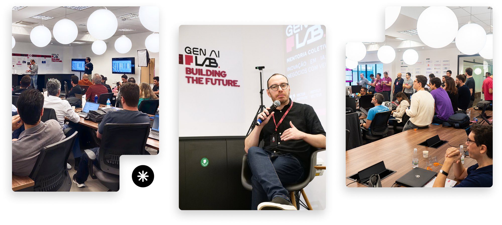 Encontros, mentorias e o espaço do GenAI Lab no Distrito Hub